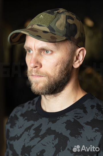 Бейсболка folding Helikon, PL Woodland