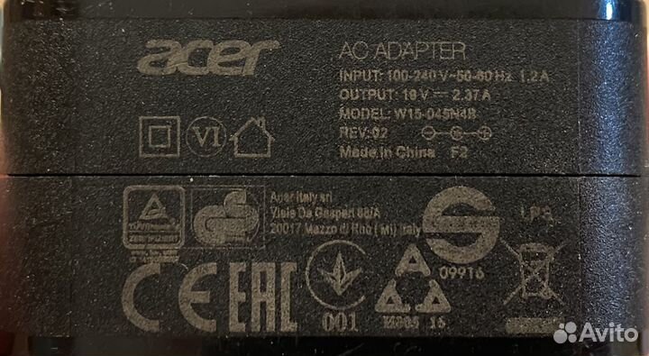 Запядка для планшета acer