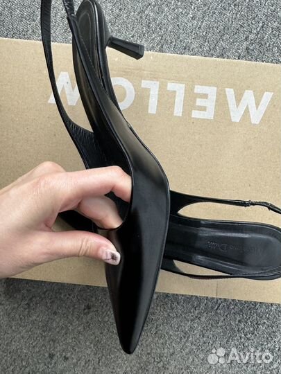 Туфли слингбэки massimo dutti