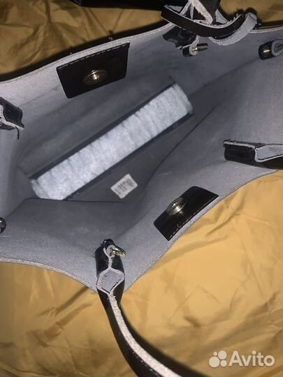 Сумка натуральная кожа лак