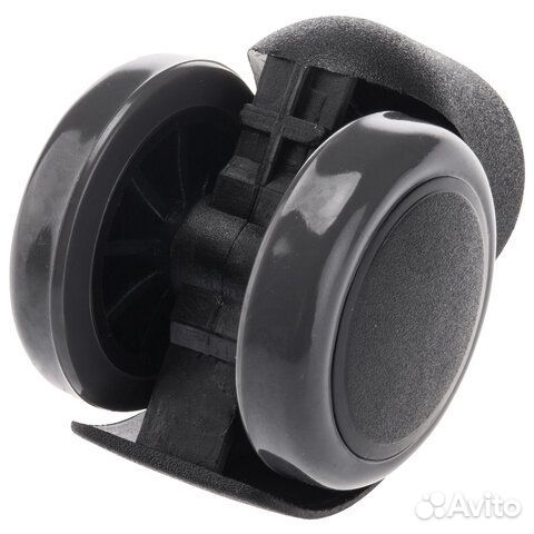 Колеса (ролики) brabix для кресла, прорезиненные