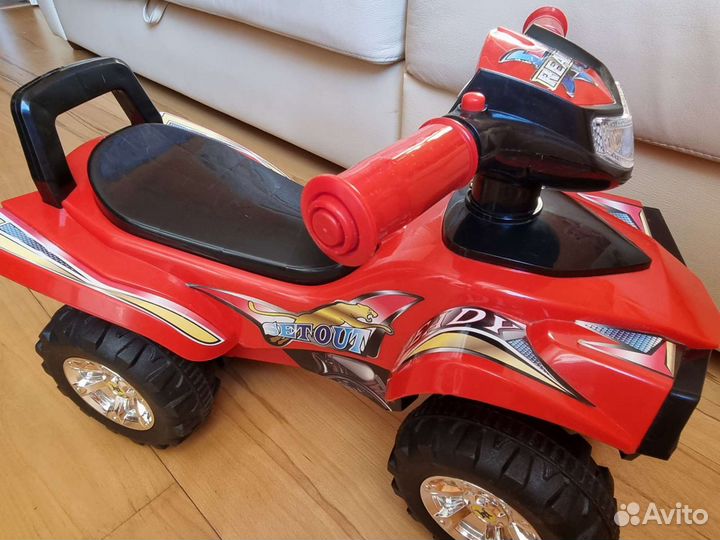 Детский квадроцикл-беговел: состояние нового