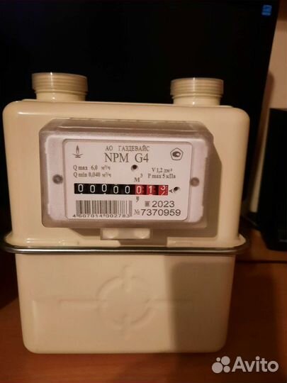 Газовый счетчик npm g4 правый