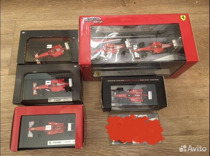 Модели Ferrari Formula 1 (Феррари Формула 1) 1/43