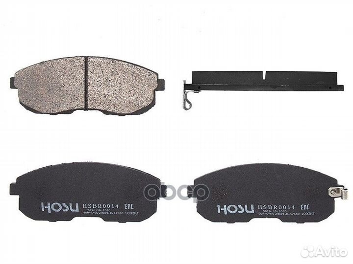 Колодки тормозные перед nissan teana 32 VQ25/J