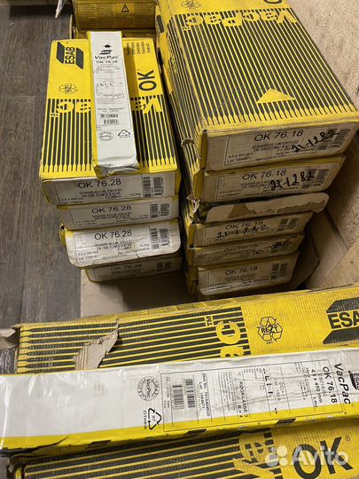 Электроды esab ок 76.18, 76.28