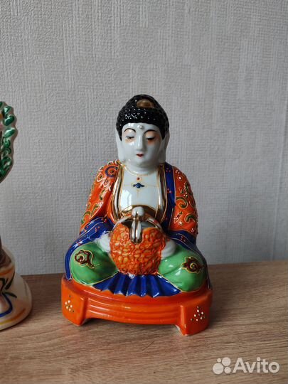 Статуэтка фарфор буддизм старинные