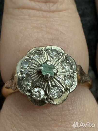 Кольцо с бриллиантами СССР