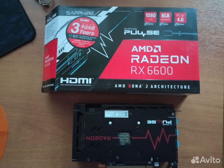 Не рабочая RX6600