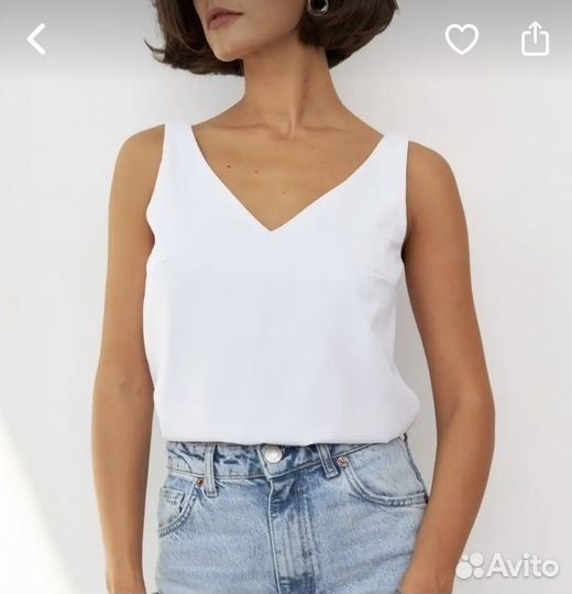 Топ женский белый