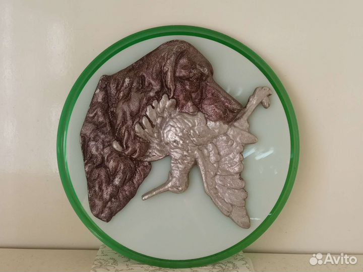 Настенное панно плакетка Охота СССР