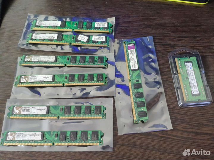 Оперативная память DDR1, DDR2, DDR3 для ноутбуков
