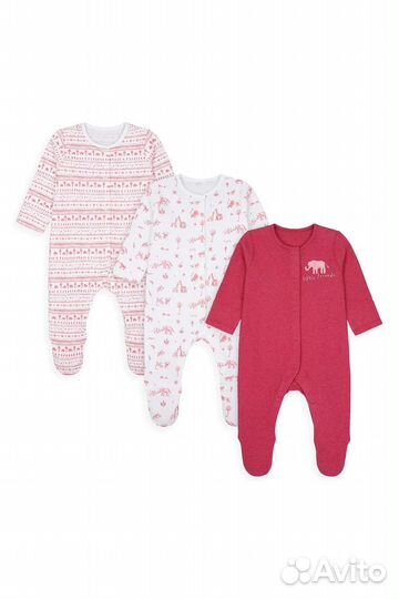 Комбинезоны слипы Mothercare новые 62 68 74