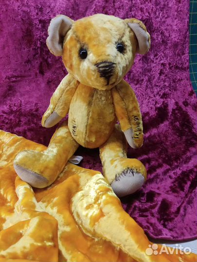 Плюш винтажный