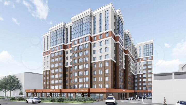 3-к. квартира, 102,5 м², 6/12 эт.