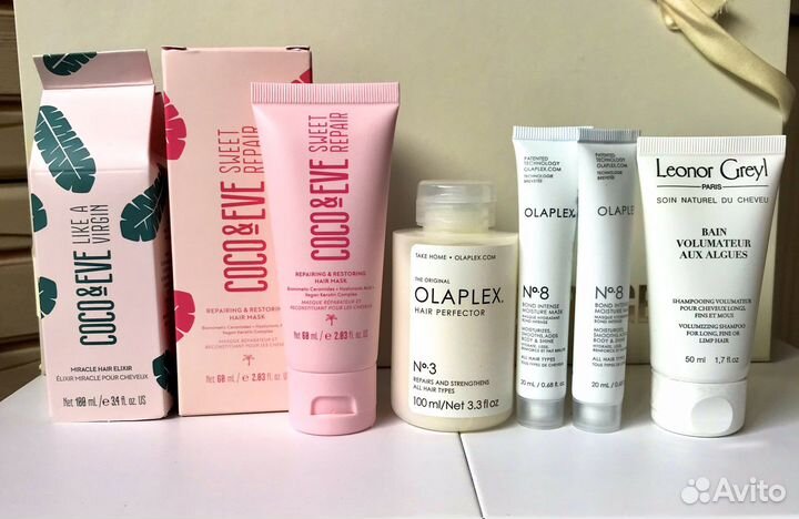 Olaplex, Coco& Eve, Leonor Greyl уход для волос