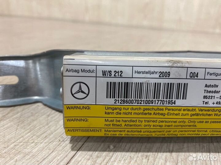 Подушка безопасности задняя левая Mercedes Benz