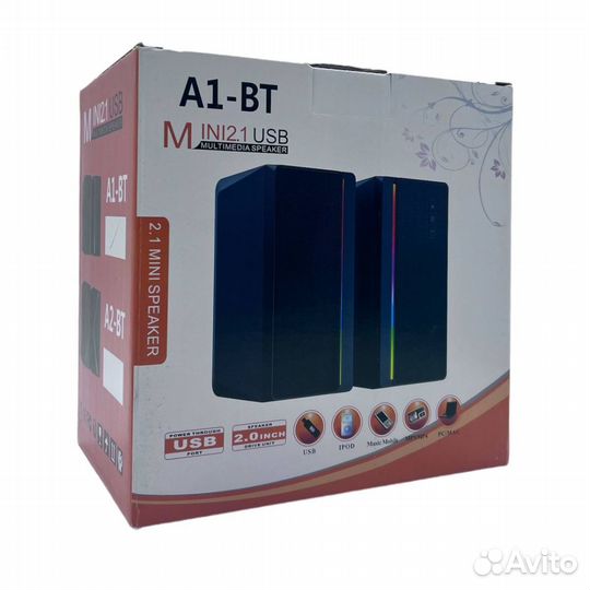 Активная акустич. система 2.0 A1-BT Black