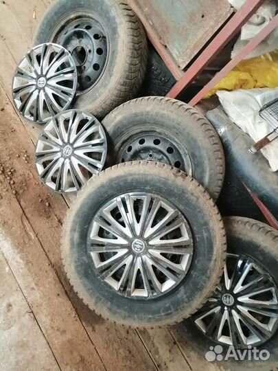 Комплект зимних колёс на ниву R 15