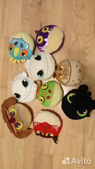 Драконы из магнит, мягкие игрушки