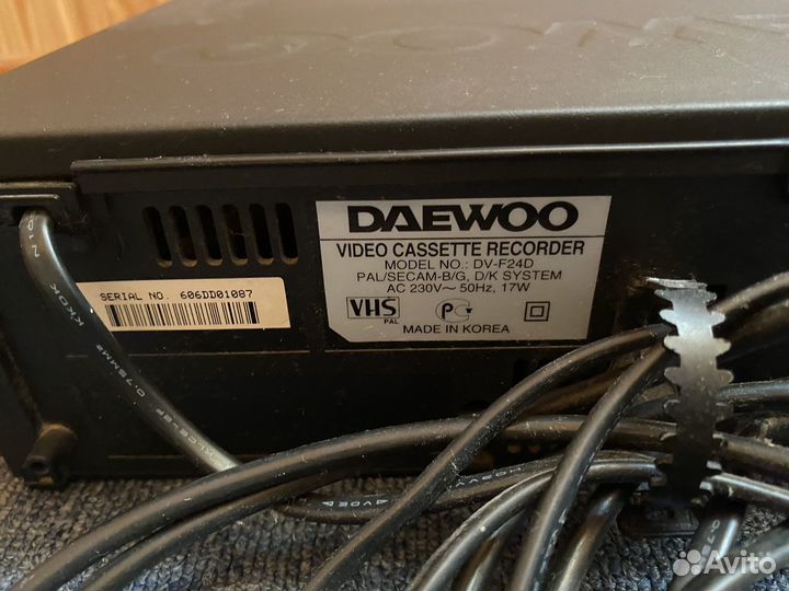 Видеомагнитофон daewoo