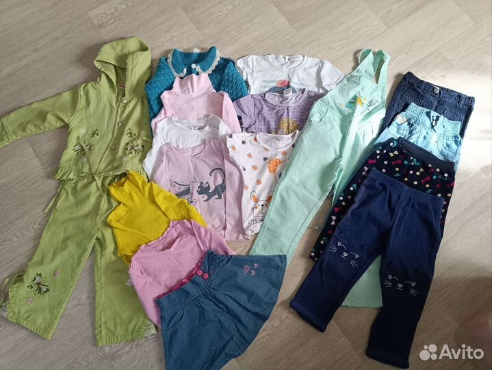 Вещи пакетом на девочку 98 104