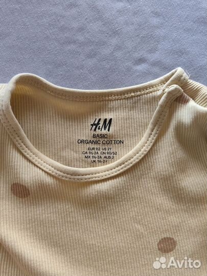 Боди+леггинсы H&M 92 рост