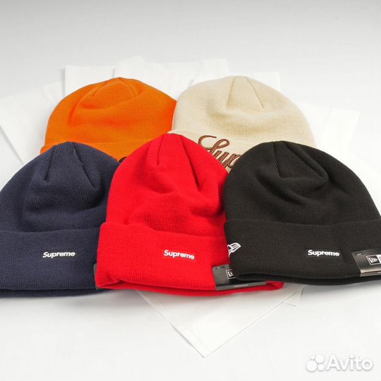 Шапка Supreme fw 24 New Era script
