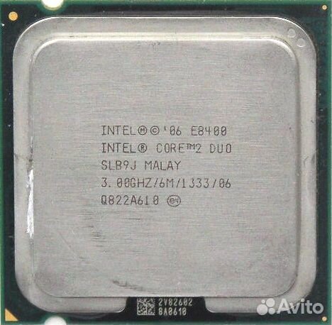 Процессор Intel Core 2 Duo E8400 3.00/333 S-775