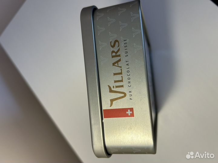 Жестяная банка из под конфет villars Швейцария