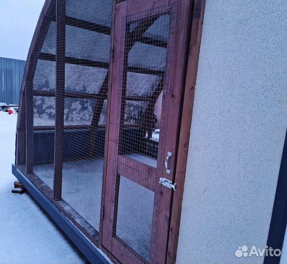 Тёплый курятник на 20 кур