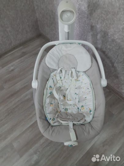 Электрокачели + шезлонг (2в1)