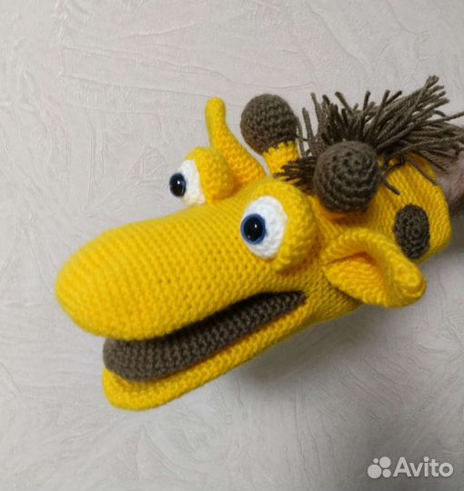 Логопедическая игрушка - варежка на руку