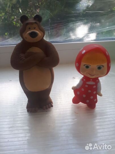Игрушка Маша Медведь, с Дружком