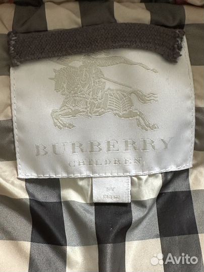 Пуховик детский Burberry