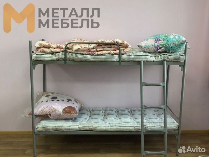 Кровать металлическая односпальная