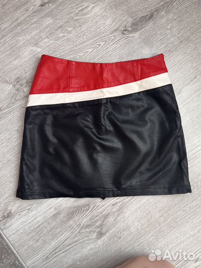 Кожаная юбка