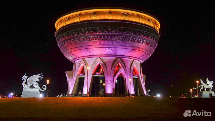 Экскурсия по ночной Казани на автобусе