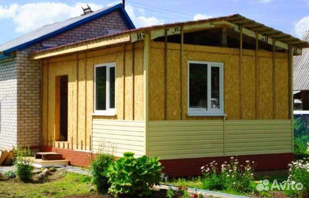 Пристройка к дому. Веранда террасы.беседки навесы