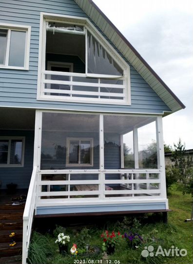 Жидкие окна для беседки