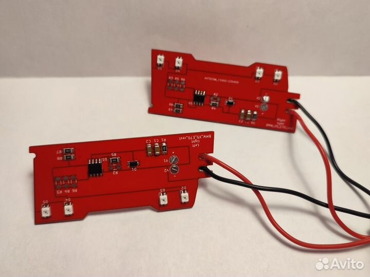 Платы в задние габаритные огни BMW X5 E70 (рест)