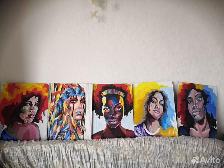 Картина 40х30 темперной краской