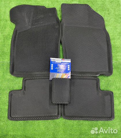 Коврики 5D 3D Ева Эва Дэу Нексия Nexia c бортиками