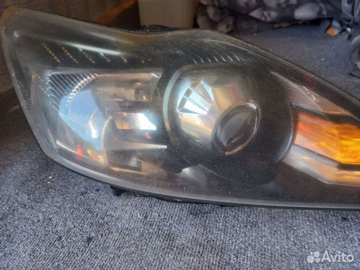 Фары ford focus 2 рестайлинг с линзами