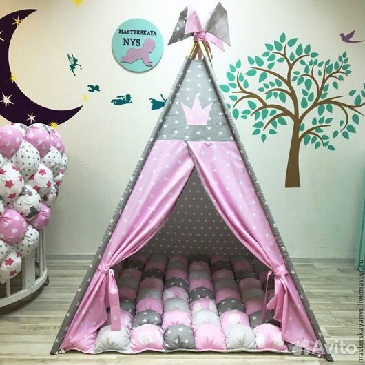 Детские палатки, вигвамы ручной работы