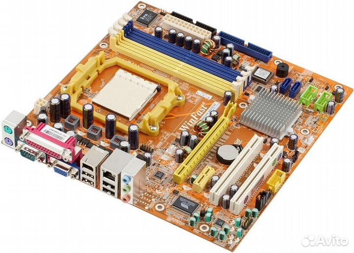 Сборка Материнская плата socket AM2, cpu, память
