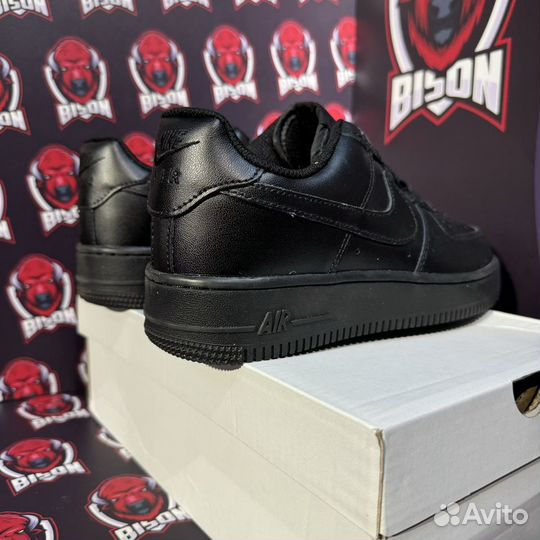 Кроссовки Nike air force 1 черные