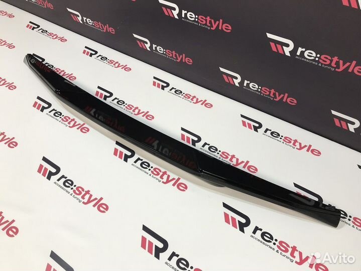 Спойлер Prado 150 Черный новый стиль