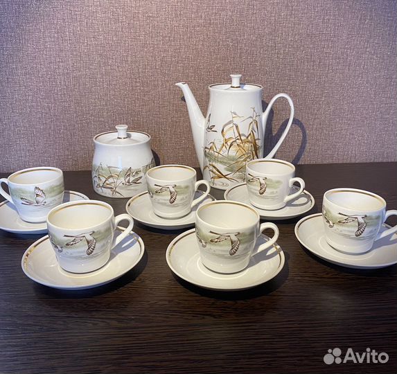 Кофейный сервиз вербилки СССР