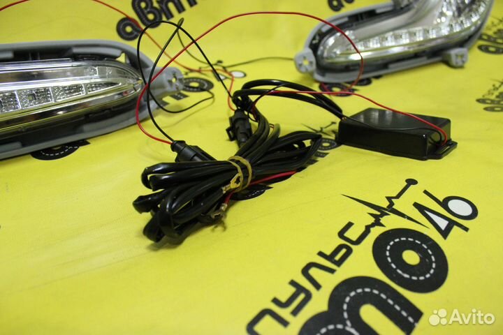 Фара противотуманная птф + дхо Солярис